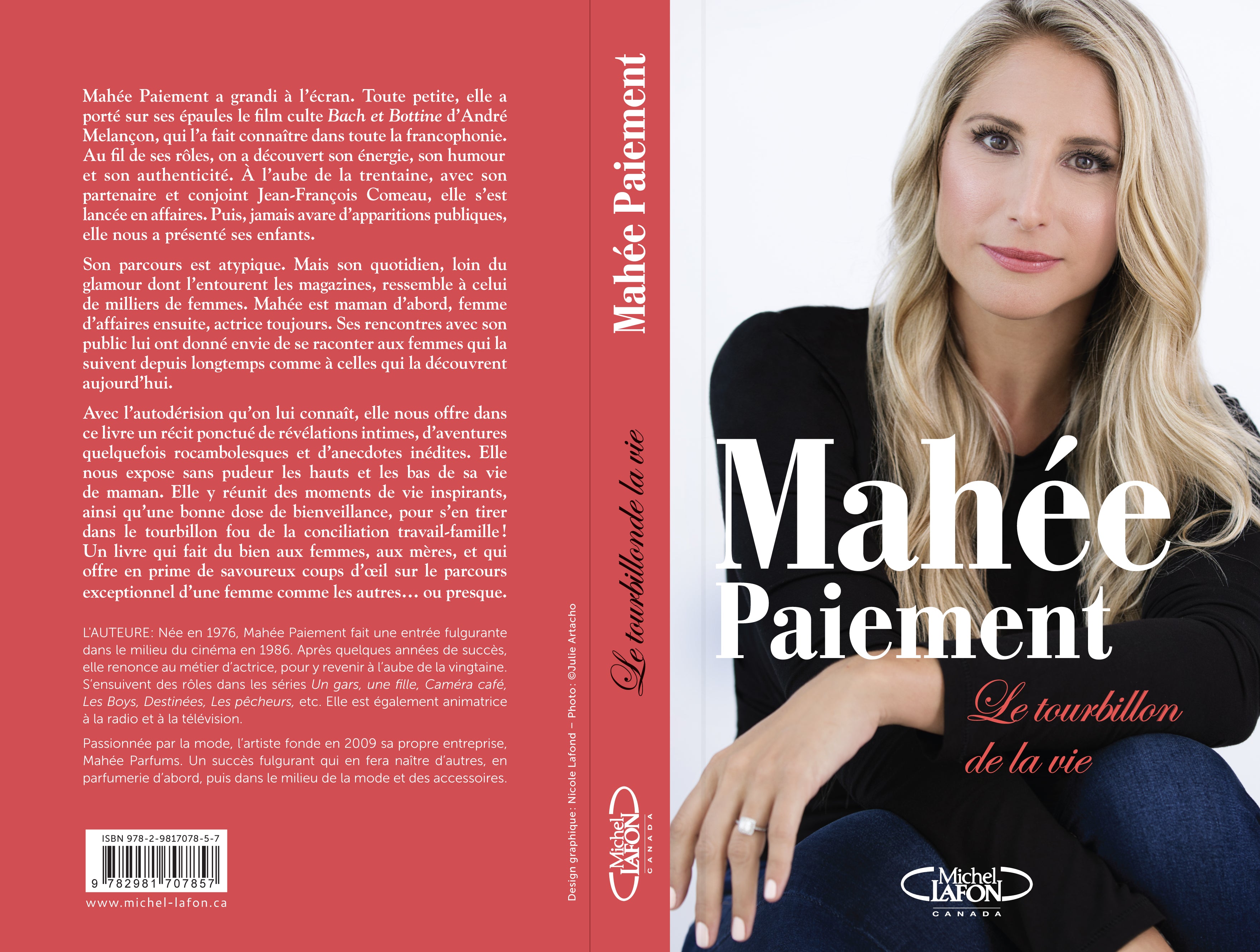 Le tourbillon de la vie - Mahée Paiement (livre)